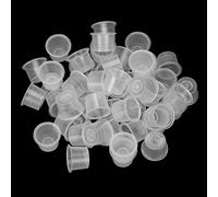 ATOMUS 50Pcs Tattoo Ink Cups XLarge Size Disposable Ink Cups Tattoo Pigment Caps Holder Container Supplies