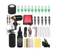 ATOMUS Black Tattoo Rotary Machine Kit Cartridge Rotary Complete Professional Tattoo Machine for Beginners(AT05)