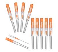 ATOMUS Catheter Piercing Needles - 10Pcs 14G Hollow Needles for Ear Nose, Belly Lip Piercing Stainless Steel Individually Packed Body Piercing Tool