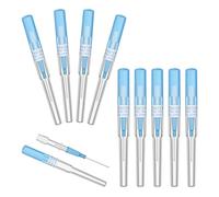 ATOMUS Catheter Piercing Needles - 10Pcs 22G Hollow Needles for Ear Nose, Belly Lip Piercing Stainless Steel Individually Packed Body Piercing Tool