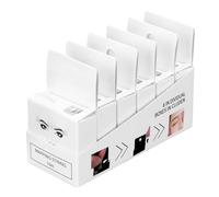 ATOMUS Eyebrow Mapping String 6 Pieces 10m(32ft) Pre-Inked Microblading String with Box for Brow Mapping Measuring Marking Symmetrical Eyebrow Thread (white)
