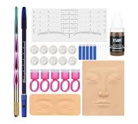 ATOMUS Microblading Pen Kit Complete Semi Permanent Eyebrow Pen kit Tool for Professional Tattoo Eyebrow Manual Pen 18U 5RS Eyebrow Microblades Tattoo Supplies