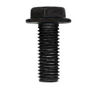 ATOMUSERLY 10Pcs M6/M7/M8 Screws Left Hand Thread Hex Flange Nails 23mm Length Carbon Steel For Cutting Machine Tools Accessories(M7)