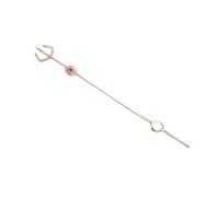 ATOMUSERLY 1pc 13.3mm Watch Hands Needles Blue/Red/Black/Silver/Orange/Yellow Color Fit for NH35 NH36 7s26 7s36 7s25 7s35 6r15 Trident Shape(Rose Gold)