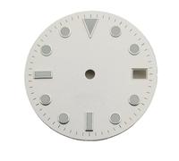 ATOMUSERLY 1pc 28.5mm Dial Gray Green Black White Blue Luminous Fit NH35 NH35A ETA 2824 2836 Miyota 8215 821A DG2813 3804 Movement(R1 white,Fit NH35)
