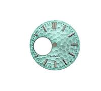 ATOMUSERLY 1pc 28.5MM Green Luminous Dial Mechanical Watch Face Accessories Replacement for NH34 NH38 Movements(Blue)