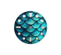 ATOMUSERLY 1pc 28.5mm Scale Pattern Dial Creative Color-Printed Series is Suitable for NH35/36 Movement Watch Accessories(NO. 2)
