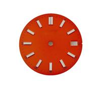ATOMUSERLY 1pc 28.5mm Silver Markers Watch Dial Suitable for NH35 Automatic Mechanical Movement Date Windows Mod Accessories Colorful(14)