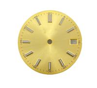 ATOMUSERLY 1pc 28.5mm Silver Markers Watch Dial Suitable for NH35 Automatic Mechanical Movement Date Windows Mod Accessories Colorful(13)