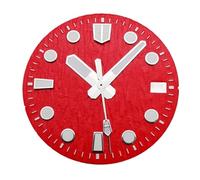 ATOMUSERLY 1pc 28.5mm Sterile White Blue Yellow Red Green Luminous Watch Dial Hands Fit for Nh35 Movement(Blue)
