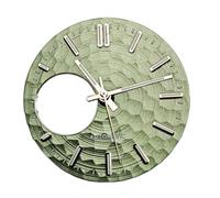 ATOMUSERLY 1pc 28.5mm Watch Dial Hands Honeycomb Shape Surface Green Luminous Faces Replacement Parts for NH38 Movement(529-03-Set-1230-1)
