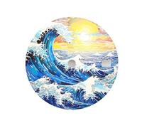 ATOMUSERLY 1pc 28.5mm Wave Element Dial Creative Color-Printed Series is Suitable for NH35/36 Movement Watch Accessories(Dial - 10)