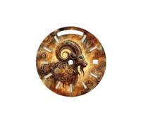 ATOMUSERLY 1pc 29mm Dial Double Date Color-Printed Wristwatch Accessory is Suitable for Miyota 8285 Movement Watch Accessories(NO. 13)
