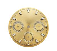 ATOMUSERLY 1pc 29mm Watch Dial with Green Luminous Material is Suitable for VK63 Movement Accessories(VK63 dial- 4)