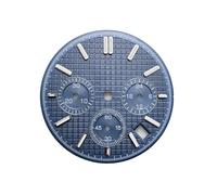 ATOMUSERLY 1pc 31.8mm S Logo Dial Suitable for VK63 Quartz Movement Green Luminous Oak Watch Accessories(W-D-914)