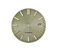 ATOMUSERLY 1pc 31.8mm Watch Dial Suitable for NH35 Movement Watch Mod Accessories Parts Texture Green Lume Dial(A17)