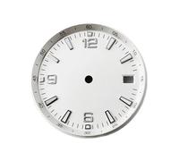ATOMUSERLY 1pc 31mm Dial Green Black White Blue Dial Green Luminous Sterile Watch Fit NH35 NH35A Movement(R2 White)