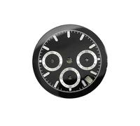 ATOMUSERLY 1pc 32.5mm Watch Dial for VK63 Movement Chronograph Face Seconds Six Hands Green Luminous Accessories(Blue)