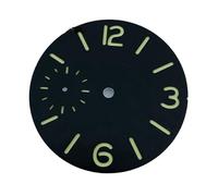 ATOMUSERLY 1pc 37mm Black Blue Green White Watch Dial Fit ST3600 Movement (Black B)