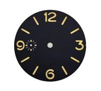 ATOMUSERLY 1pc 38.5mm/37mm Watch Dial Green Luminous Replacement Accessory Fits for ETA 6497 6498 St3600 3601 Automatic Movements(Watch dial-2)