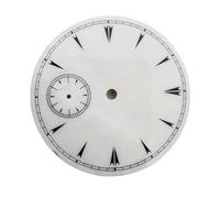 ATOMUSERLY 1pc 38.9mm Sterile White Dial Fit for ETA6497 ST36 Manual Winding Movement