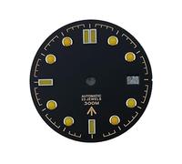 ATOMUSERLY 1pc Dial 31mm Fit for NH35/NH Series Movement Green Luminous Watch Accessorie(17)