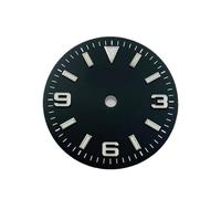 ATOMUSERLY 1pc Explorer Dial 28.5mm for NH35/NH36 Movement Dials Blue Luminous Light Mechanical Watch Accessories(28.5mm)