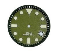 ATOMUSERLY 1pc for VS42A Movement Dial Diameter 29.8mm Mechanical Diving Watch Green Luminous Log Literal(Green S Logo)