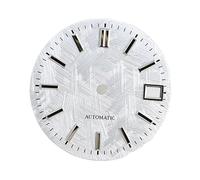 ATOMUSERLY 1pc Men's Watch Accessories 28.5mm Luminous S Logo Texture Dial in Pink/Blue/Green/White/Grey for NH35 Movement Upgraded Edition(8,S-Logo)