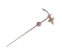 ATOMUSERLY 1pc NH35 13MM Silver Gold Black Green Hands Lightning Second Watches Needles Fit 4R35 NH36 4R36 Movement Replacement Parts(Yellow)