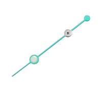 ATOMUSERLY 1pc NH35 NH36 7S26 7S36 4R35 4R36 Movements 12.5mm Silver Black Green Blue Red Purple Watch Single Second Hands(Silver)