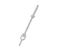 ATOMUSERLY 1pc Silver 13MM C3 Green Luminous 62MAS NH35 Second Hands Modify Diving Watch Accessories Suitable for NH34 NH36 4R 7S Movement(Silver Grey)