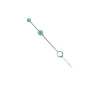 ATOMUSERLY 1pc Single Second Diving Hands Silver Rose Gold Watch for NH35/NH36/4R/7S Movement Watches Ghost Pointers Replacement Parts(Green B)