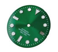 ATOMUSERLY 1pc Sterile Watch Dial 29mm for NH35 NH36A NH70 NH72 Sunburst Green/Blue 330ft Face Luminous Diver Parts(Green)