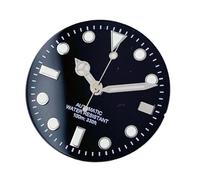 ATOMUSERLY 1pc Sterile Watch Dial 29mm for NH35 NH36A NH70 NH72 Sunburst Green/Blue 330ft Face Luminous Diver Parts(Black Set)
