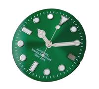 ATOMUSERLY 1pc Sterile Watch Dial 29mm for NH35 NH36A NH70 NH72 Sunburst Green/Blue 330ft Face Luminous Diver Parts(Green Set)