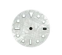 ATOMUSERLY 1pc Suitable For GMT Dial For NH34 Meteorite Pattern Design 28.5mm Left Hand Blue Light Case Parts(6)