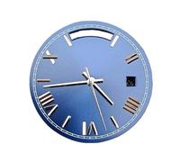 ATOMUSERLY 1pc Suitable for Miyota 8285 Movement Dial and Pointer 31mm Up and Down Dual Calendar Blue Green Luminous Watch Accessories(1)