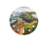 ATOMUSERLY 1pc Watch Dial 28.5mm Creative Color Printing Series is Suitable NH35/36 Movement Accessories(NO. 7)