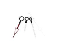 ATOMUSERLY 1set 12.5 * 12.5 * 12 * 7.8mm Red Arrow-Shaped GMT Watch Hand for NH34/4R/7S Explorer Automatic Movement Green Lume Parts(Vintage Yellow)