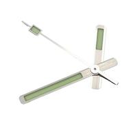 ATOMUSERLY 1set 62mas Solid Automatic Watch Hands Pointer Fit NH35 NH36 ETA2824 PT5000 Movt C3 Super Green Luminous Silver Rim(Fit NH35 NH36)