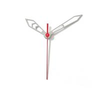 ATOMUSERLY 1set 9.5 * 14 * 15mm Hollow Sword Watch Hands C3 Green Lume Suitable for NH35/36/4R/7S Movement Silver Dial Mod Parts Accessories(Gold)