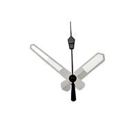 ATOMUSERLY 1set Fit for NH35 NH36 4R36 7S36 7002 7009 Green Rose Gold Red Silver Blue Orange Watches Needles Luminous Pointers(Black Gray)