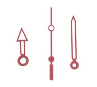 ATOMUSERLY 1set NH35 Hands Rose Red Silver Gold Blue Black Watch Green Luminous for NH35/NH36/4R/7S Movement Watches Pointers(Red)