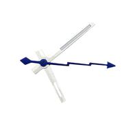 ATOMUSERLY 1set NH35 Watch Hands Lightning Second Pointer for NH36 Automatic Movement Silver Gold Black Red Luminous Hand(Silver 4)