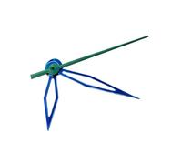 ATOMUSERLY 1set Silver Blue Pilot Watch Hands Orange Second Green Luminous for NH35 NH36 ETA2824 PT5000 Movement Part(Color 2,NH35 NH36)