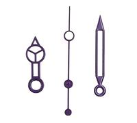 ATOMUSERLY 1set Silver Blue Red Green Black Rose Gold Purple Watches Pointers Luminous Fit NH35 NH36 7S26 7S36 4R35 4R36 Movements(Silver Red A2)