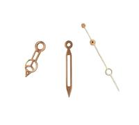 ATOMUSERLY 1set Yellow Gold/Rose Gold GMT Watch Hand Green Luminous for NH34A NH35 Automatic Movement Men's Replace Parts(4pcs-Rose Gold)