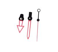 ATOMUSERLY 1set Yellow Pink White Arrow Watch Hand Needles Green Lume Fit NH35 NH36 NH70 Automatic Movement Diver Men Watches Accessories Part(White)