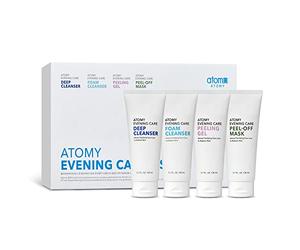 ATOMY Evening Care 4 Set/DEEP CLEANSER/FOAM CLEANSER/PEELING GEL/PEEL-OFF MASK